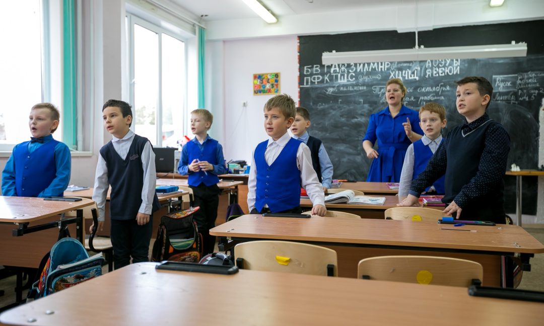 Два урока в классе мальчиков по системе Занкова