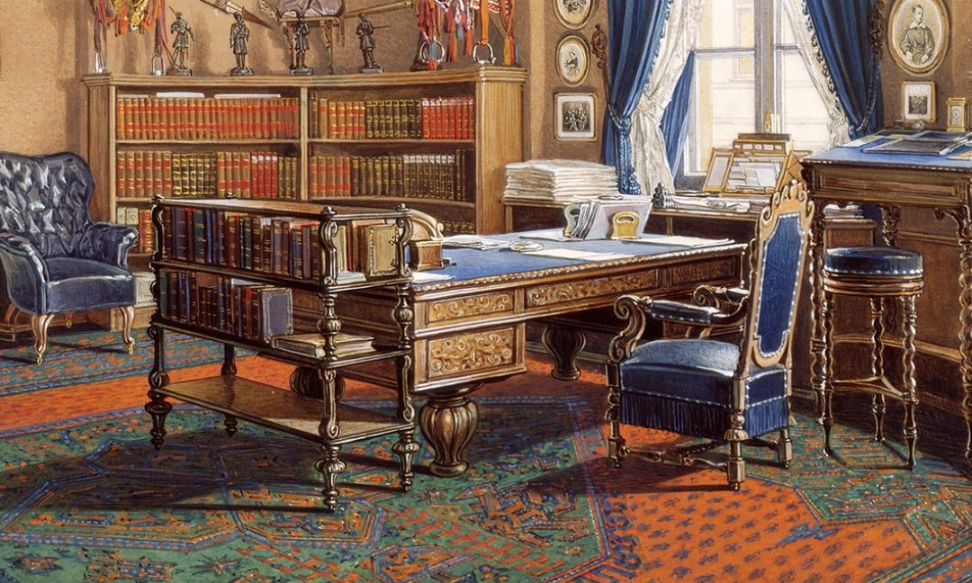 Использование столов для работы стоя – конторок на рубеже 18-19-го веков