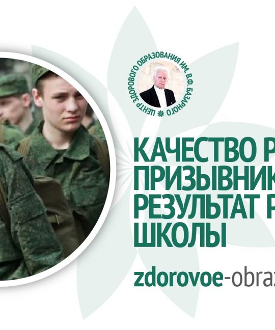 Качество развития призывников как результат работы школы